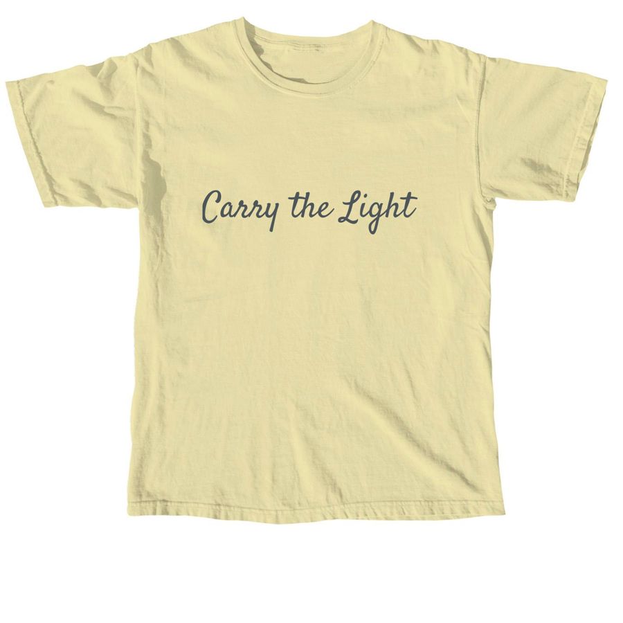 Carry the Light for Nate?s Light Foundation, a Butter Comfort Colors Unisex Tee
