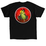 Pickle Babe, a Black Classic Unisex Tee (back-view)
