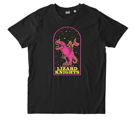 Ledbetter Lizard Knights, a Black Stanley/Stella Unisex Rocker Tee