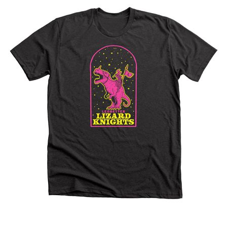 Ledbetter Lizard Knights, a Dark Grey Heather Premium Unisex Tee