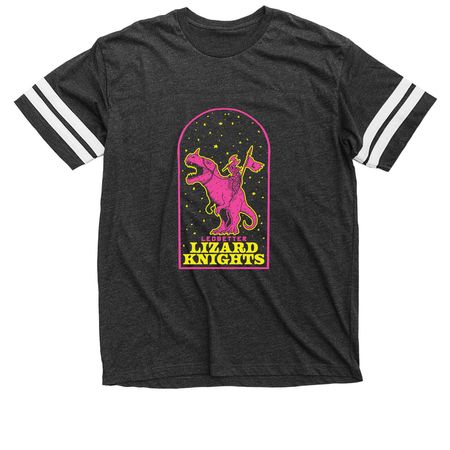 Ledbetter Lizard Knights, a Vintage Smoke / White Football Jersey Tee