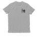 Organic Cotton Unisex T-Shirt. Burgundy logo, a Granite Grey Heather Allmade Organic Cotton Unisex Tee