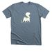 Wellness Squirrel, a Heather Slate Premium Unisex Tee