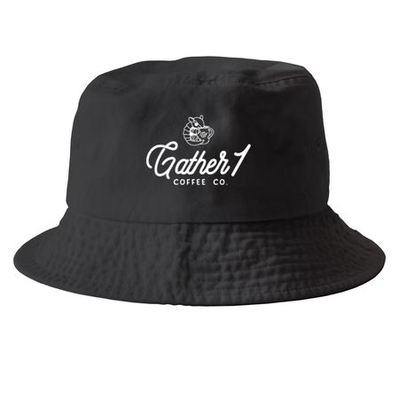 G1 Hats, a Black Printed Bucket Hat