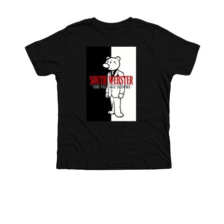 South Webster Basketball, a Solid Black Blend Premium Youth Tee