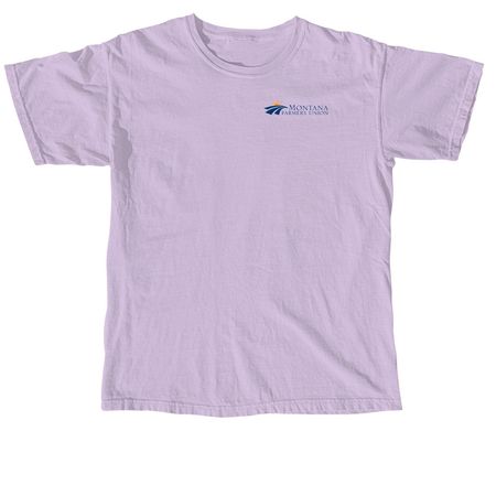Rural Roots Run Deep, a Orchid Comfort Colors Unisex Tee