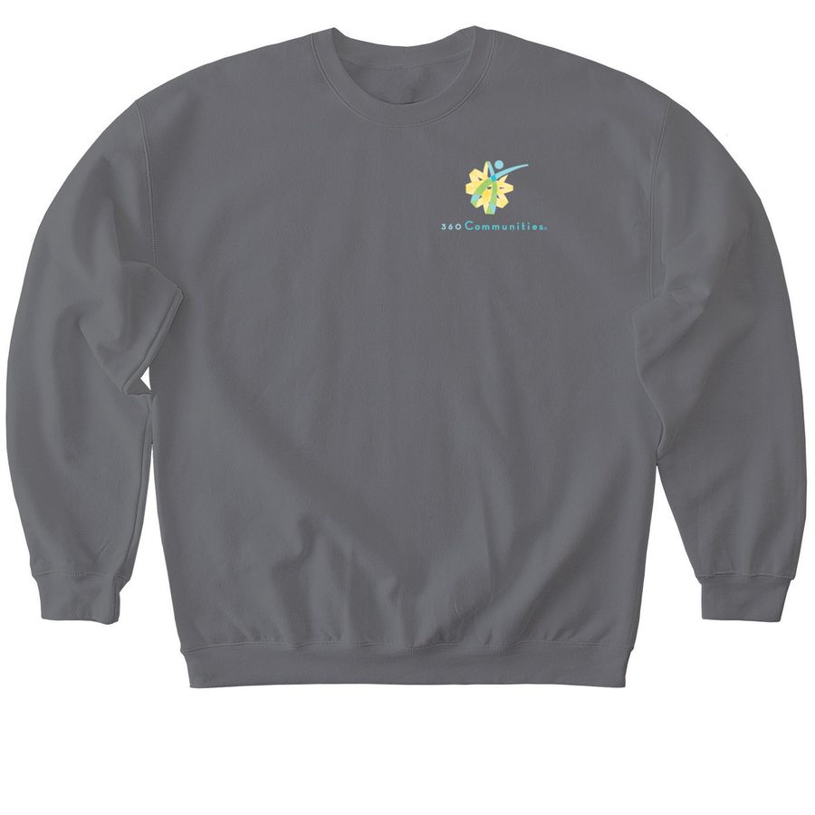 360 Crew Sweatshirt, a Charcoal Softstyle Crewneck Sweatshirt
