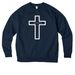 DEFENDER: LION of JUDAH, a Rebel Blue Allmade Organic CVC Crewneck Sweatshirt