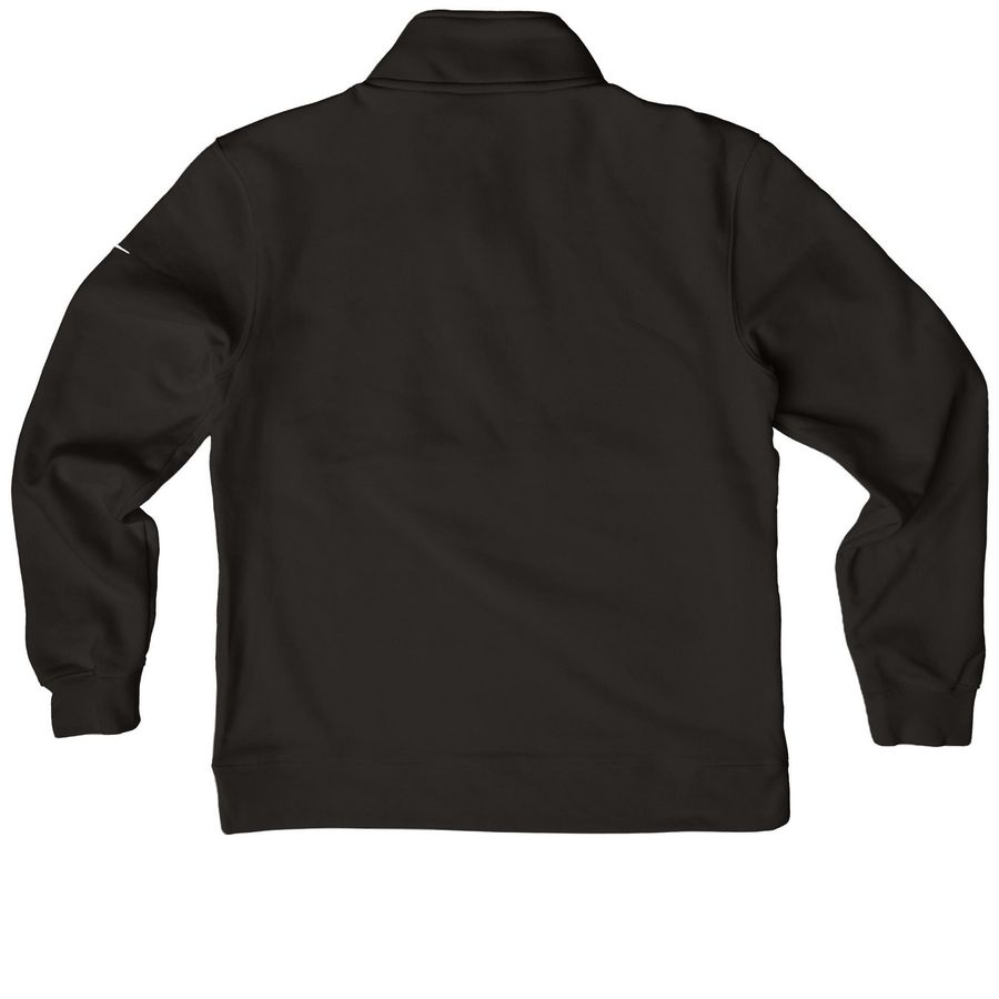 Winter Collection, a Black Nike Club Fleece Half Zip Pullover (back-view)
