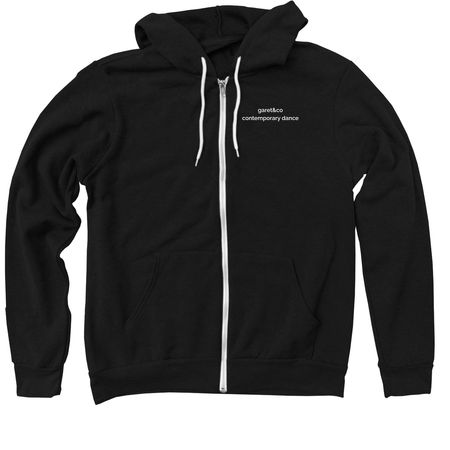 Garet&Co Season 6 Fundraiser, a Black Zip Up Hoodie