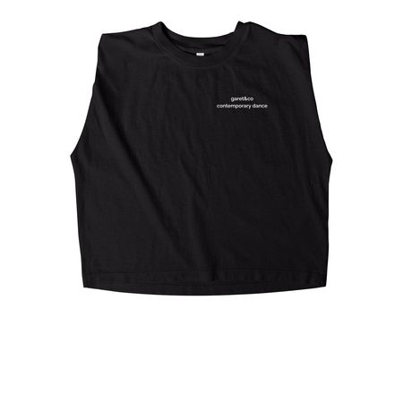 Garet&Co Season 6 Fundraiser, a True Black Women's Heavyweight Garment Dye Muscle Tee