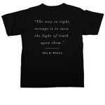 LCRP Classics, a Black Comfort Colors Unisex Tee (back-view)