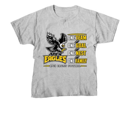 Apex Eagles | One Team. One Nest., a Sport Grey Youth Unisex Tee