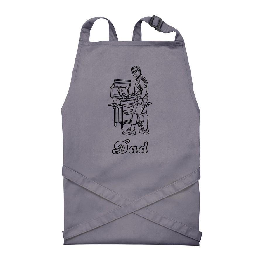 The Dad Apron, a Steel Recycled Bib Apron
