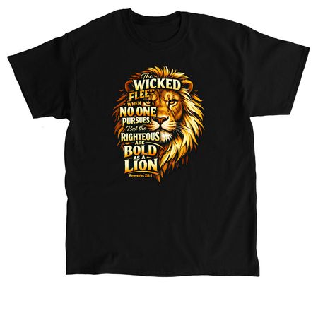 Bold.Brave.Fearless., a Black Classic Unisex Tee