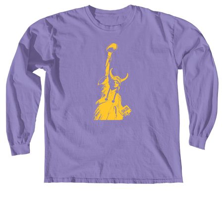 SKOL Liberty, a Violet Comfort Colors Long Sleeve Tee