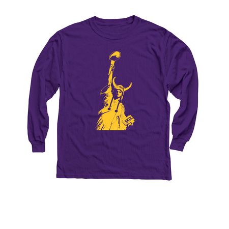 SKOL Liberty, a Purple Youth Long Sleeve Tee