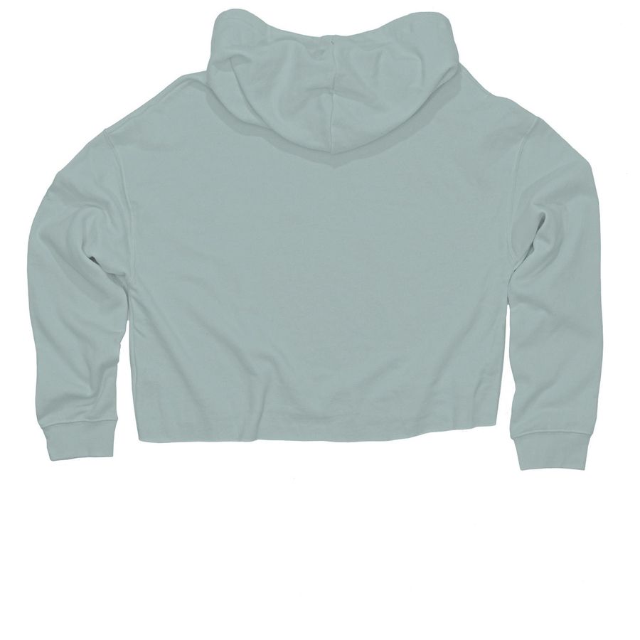 Fancy Pony Forever, a Sage Women?s Lightweight Cropped Hoodie (back-view)