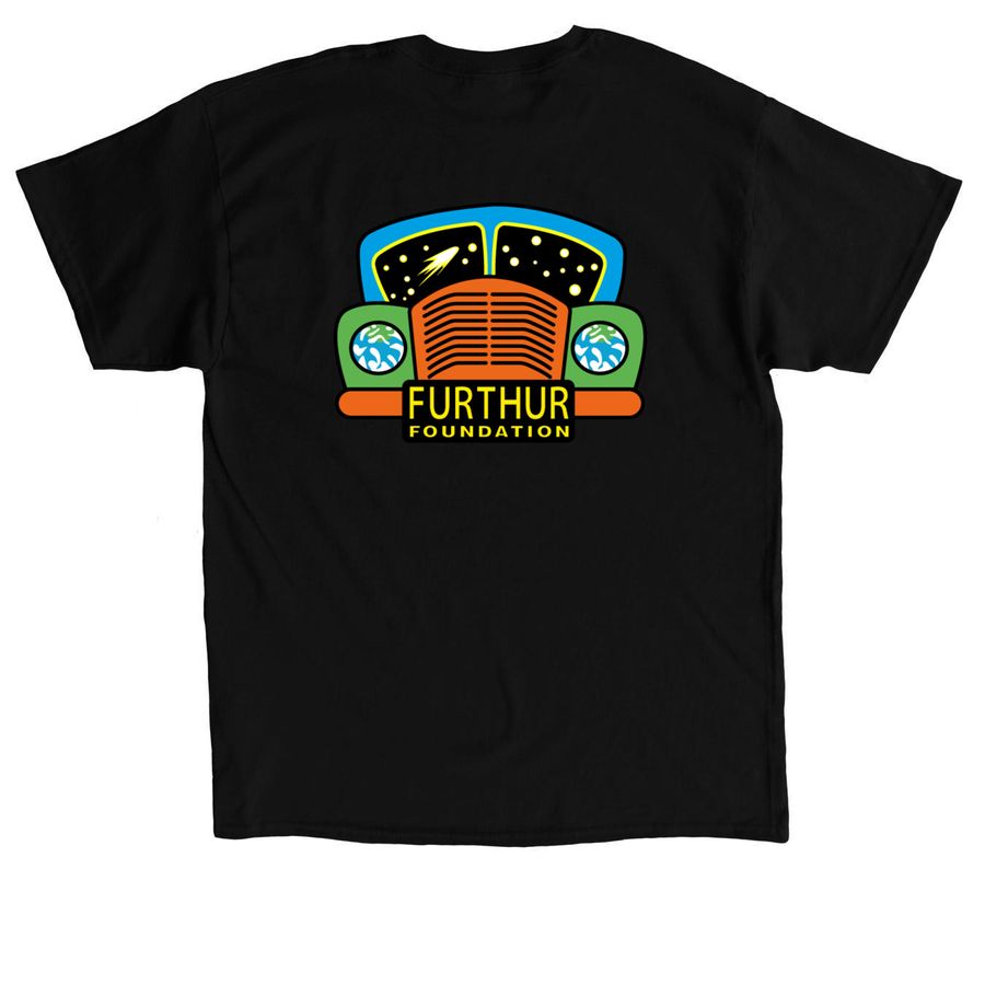 Furthur Foundation Official Merchandise, a Black Classic Unisex Tee (back-view)