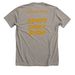 ADOPT DONT SHOP, a Heather Stone Premium Unisex Tee (back-view)