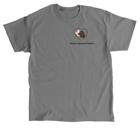 Boykin Spaniel Health T-Shirts, a Charcoal Classic Unisex Tee
