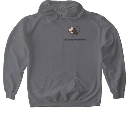 Boykin Spaniel Health T-Shirts, a Charcoal Gildan Softstyle Pullover Hoodie