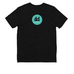 dc1 comp shirts, a Deep Black Allmade Youth Eco Triblend Tee (back-view)