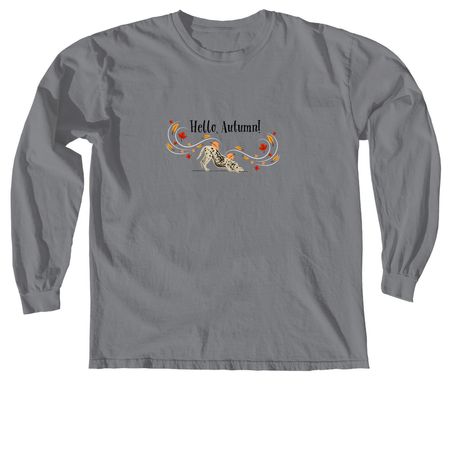 DCNC Hello, Autumn! fundraiser, a Granite Comfort Colors Long Sleeve Tee
