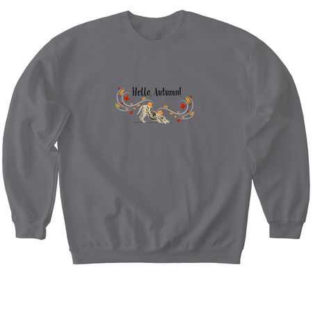 DCNC Hello, Autumn! fundraiser, a Charcoal Softstyle Crewneck Sweatshirt