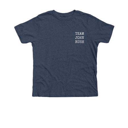 Team John Rush - Peace Love Autism ????, a Heather Navy Premium Youth Tee