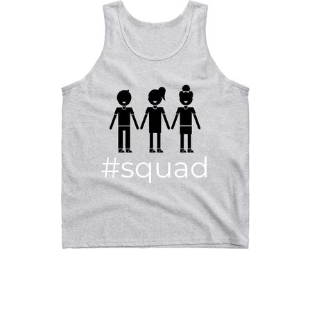Squad, a Sport Grey Classic Unisex Tank Top