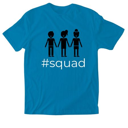 Squad, a Sapphire Softstyle Cotton Tee