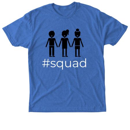 Squad, a Vintage Royal Triblend Unisex Tee