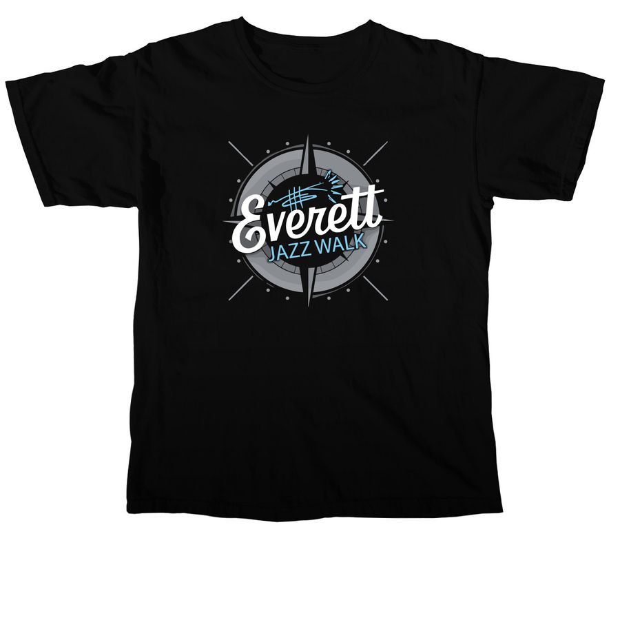 Everett Jazz Walk, a Black Comfort Colors Unisex Tee