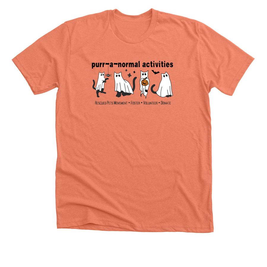 purr-a-normal activities, a Heather Sunset Premium Unisex Tee