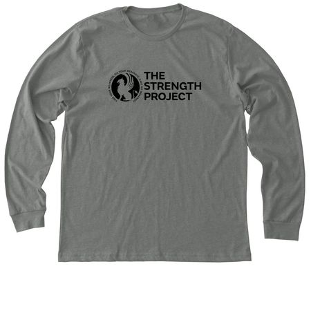Built, Not Broken, a Deep Heather Premium Long Sleeve Tee