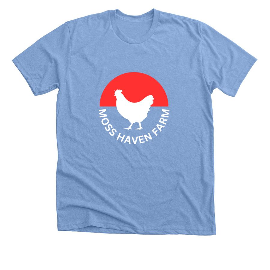 Moss Haven Farm Classic T, a Heather Carolina Blue Premium Unisex Tee