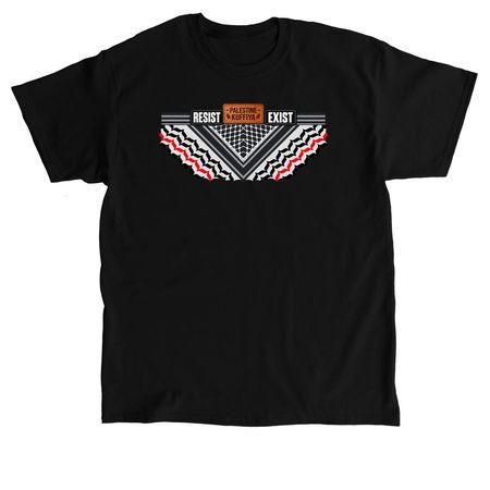RESIST & EXIST&nbsp;, a Black Classic Unisex Tee