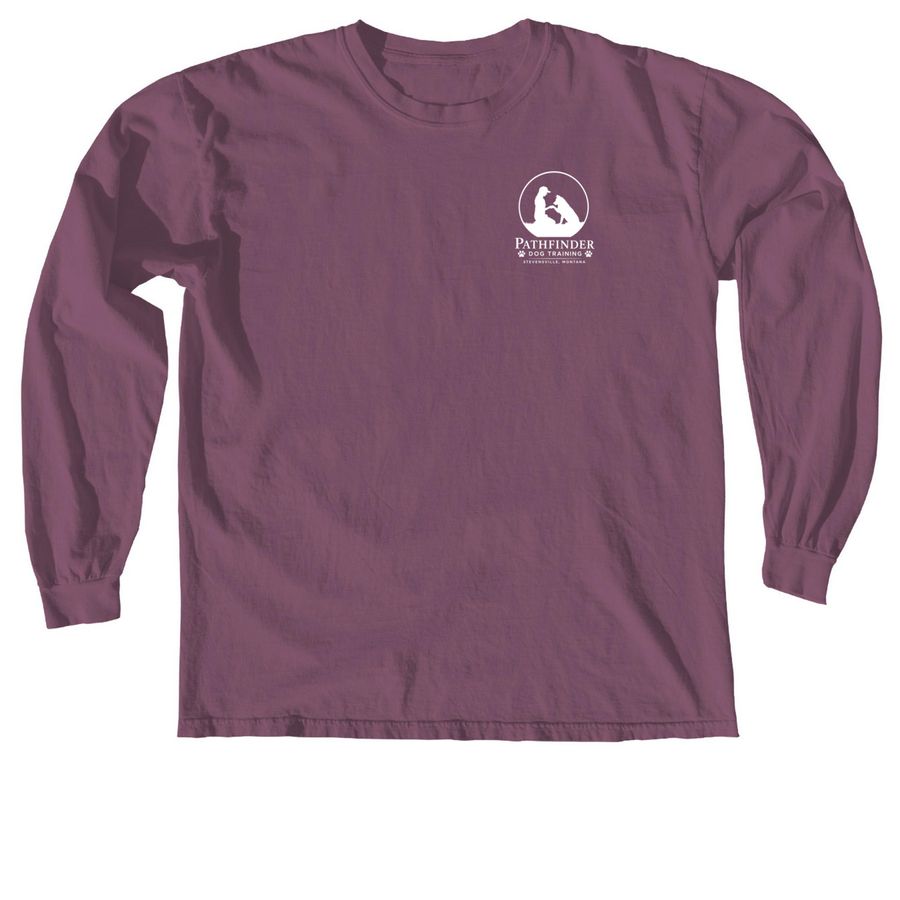 Pathfinder Dog Training&nbsp;, a Berry Comfort Colors Long Sleeve Tee