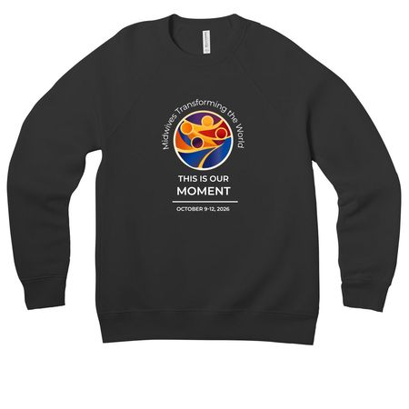 71st Annual Meeting T-Shirt, a Black Premium Raglan Crewneck Sweatshirt