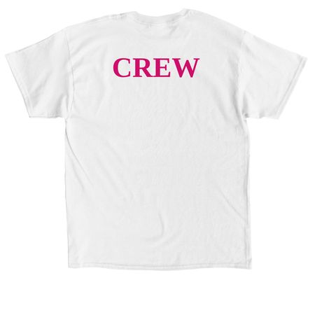 The Good Juju - Crew Collection (white), a White Classic Unisex Tee (back-view)