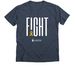 FIGHT - IN HONOR&nbsp;, a Heather Navy Premium V-Neck Tee