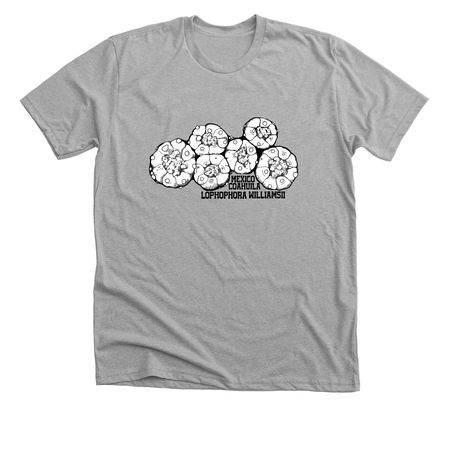 Lophophora williamsii, Mexico, a Athletic Heather Premium Unisex Tee