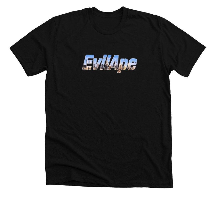 Evil$Ape, a Solid Black Blend Premium Unisex Tee