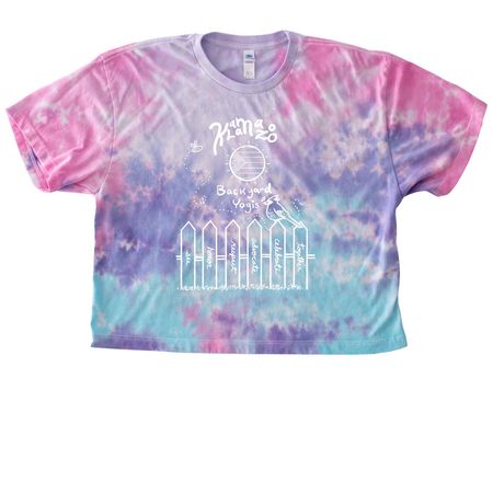 2026 KBY Pride Shirts for Outfront, a Cotton Candy Women's Tie Dye Cropped Tee