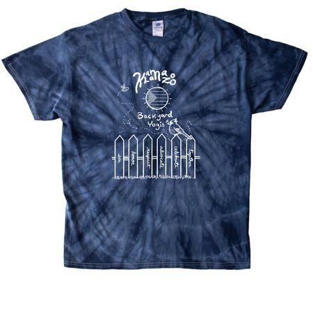2026 KBY Pride Shirts for Outfront, a Navy Classic Tie Dye Tee