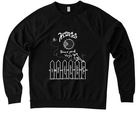 2026 KBY Pride Shirts for Outfront, a Deep Black Allmade Organic French Terry Crewneck Sweatshirt