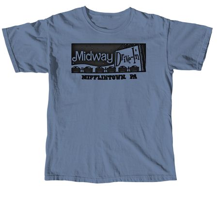 Original Logo, a Blue Jean Comfort Colors Unisex Tee