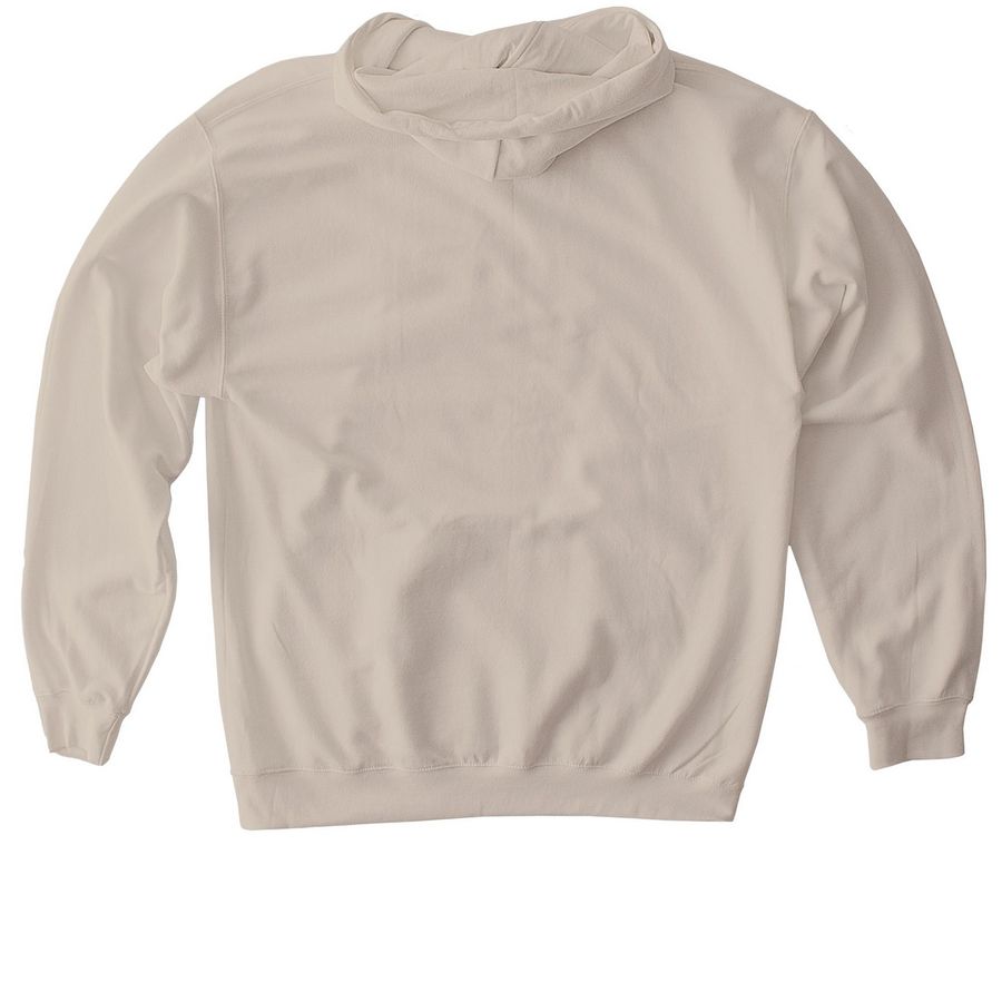 IP Pullover Hoodie, a Sand Gildan Softstyle Pullover Hoodie (back-view)