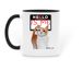 HENLO IS ME CHARMANDER, a Black Two-Tone Ceramic Mug (back-view)
